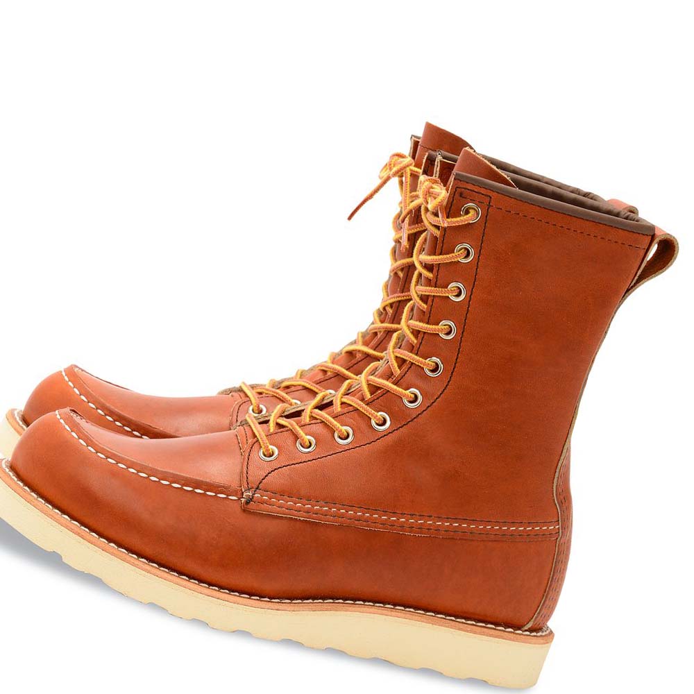 Red Wing Classic Moc Heritage 8-Inch in Legacy Leather Men's Boots Brown | ZA 21KOR